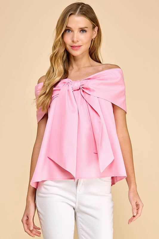 Off The Shoulder Bow Top