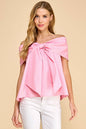 Off The Shoulder Bow Top