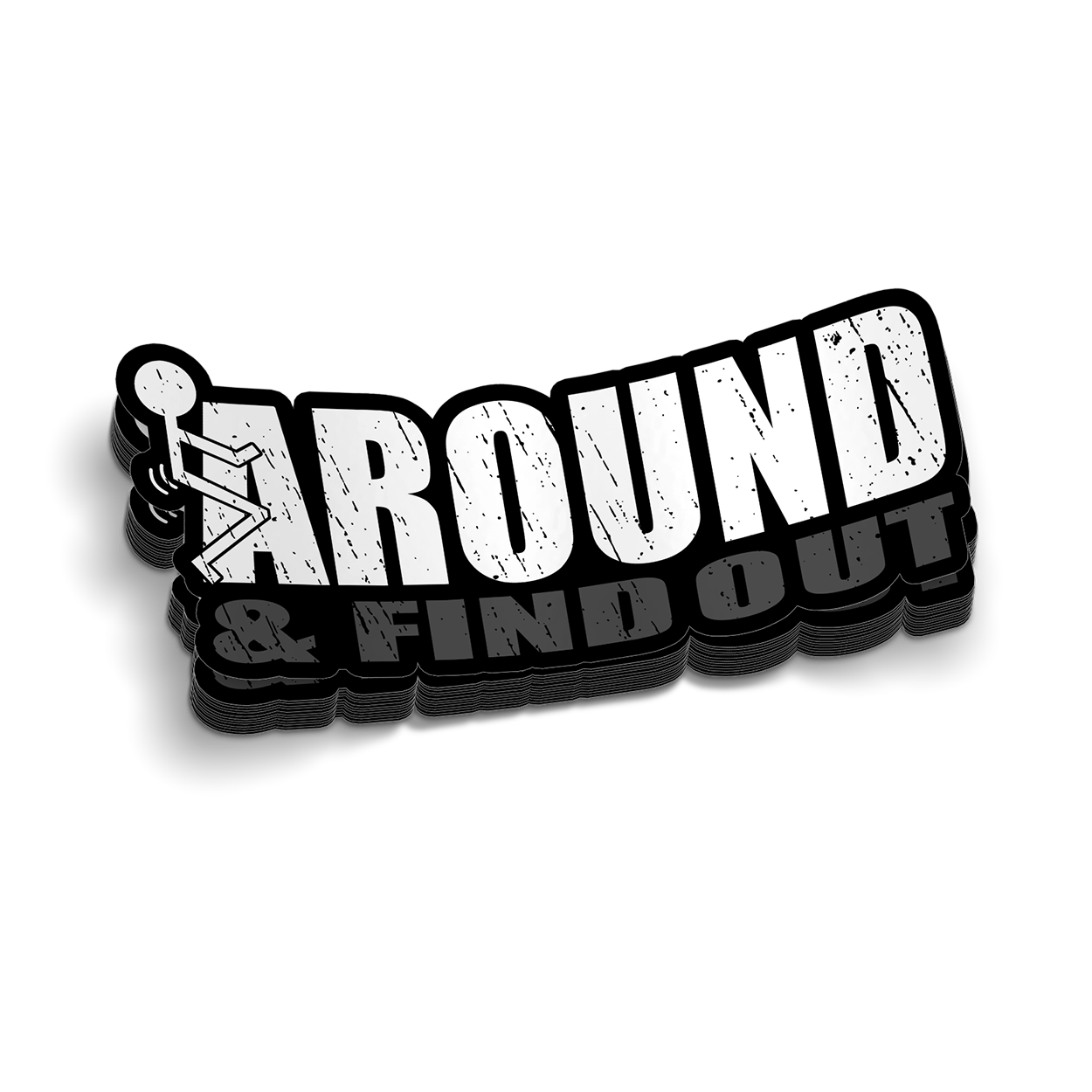 F Around Six Inch Decal