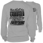 Exhausted - Long Sleeve Hi-Vis T-Shirt