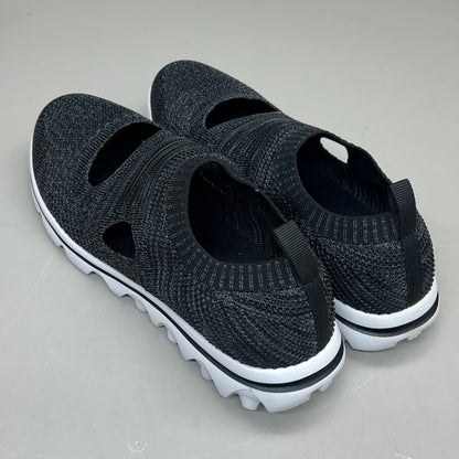 PROPET TravelActiv Avid Knit Shoe Women's Sz 9 W(D) Black WAT064MMBLKW-09
