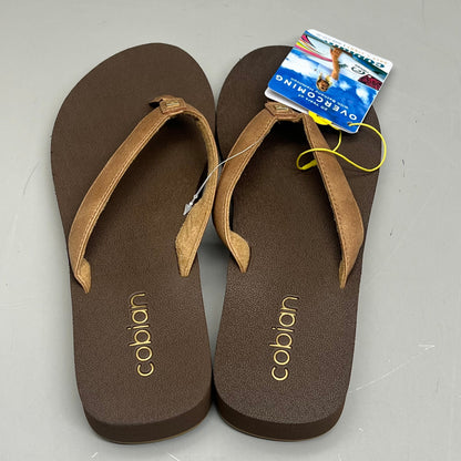 COBIAN Skinny Bounce Comfortable Synthetic Strap Women's Sz 9 Tan SKI25-230-09