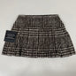 NORMA KAMALI Silky Jersey Pleated Micro Skirt Unlined Women's Sz S/32 Chocolate