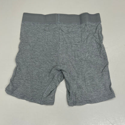 SKIMS Soft & Stretchy Cotton Rib Olympic Boxer Women's Sz S Heather Grey