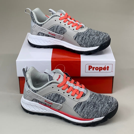 PROPET Visper Diabetic Hiking Sneaker Orthotic Women's SZ 7 Light Grey WOA022MLGRM-07