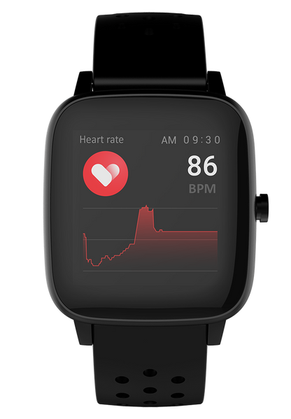 Supersonic Smartwatch with Dynamic Heart Rate, Temperature, Blood Oxygen, and Blood Pressure Monitor
