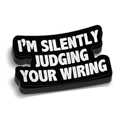Wiring Hard Hat Decal