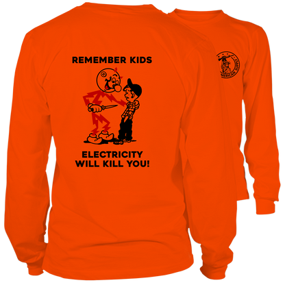 Remember Kids - Long Sleeve Hi-Vis T-Shirt