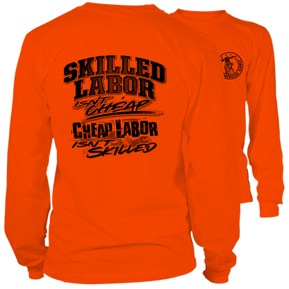Skilled Labor - Long Sleeve Hi-Vis T-Shirt