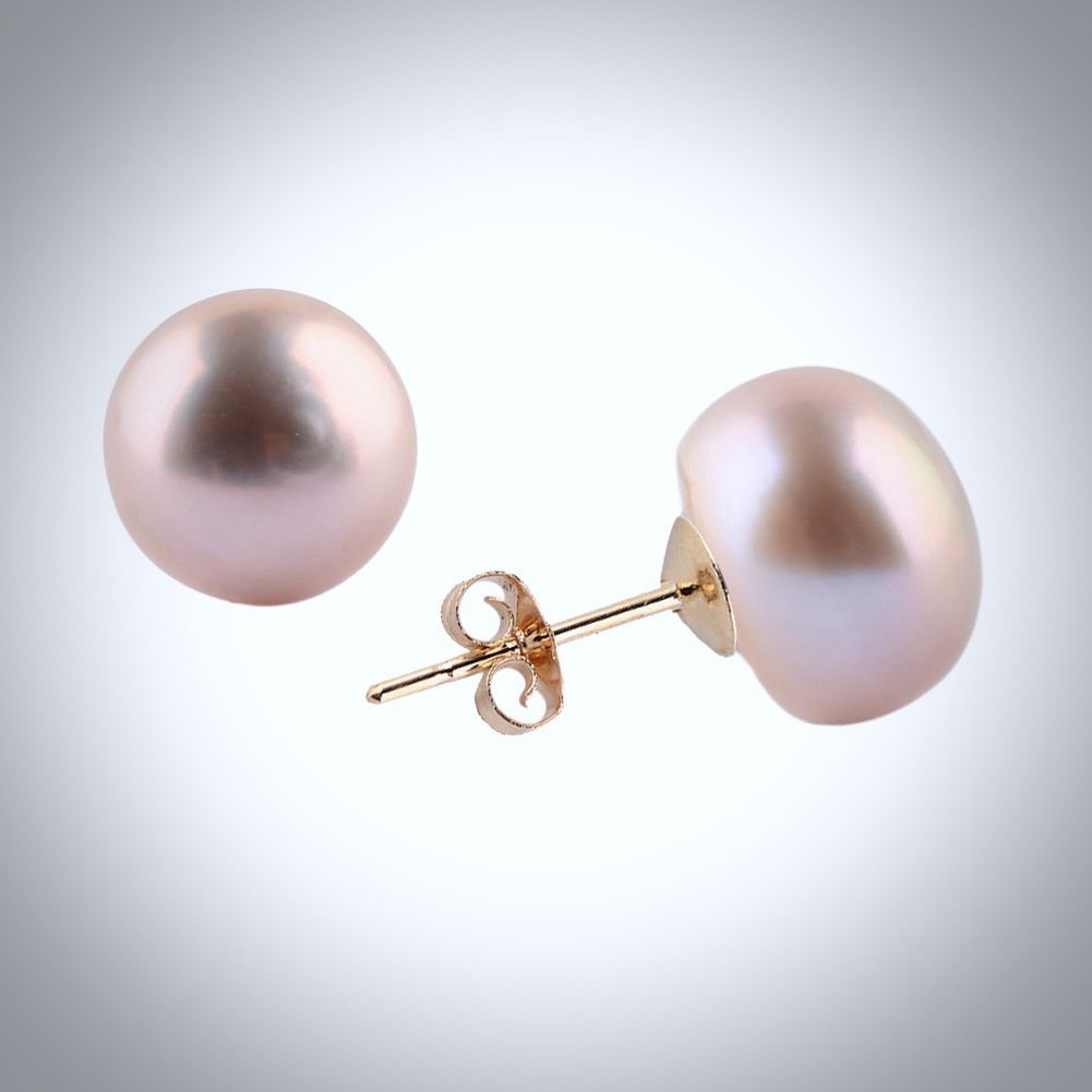 Mabel - Freshwater Pearl Stud Earrings - More Colors Available
