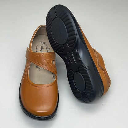 PROPET Golda Mary Jane Shoe Adjustable Lightweight Women's Sz 7 X(2E) Teak WCA053L