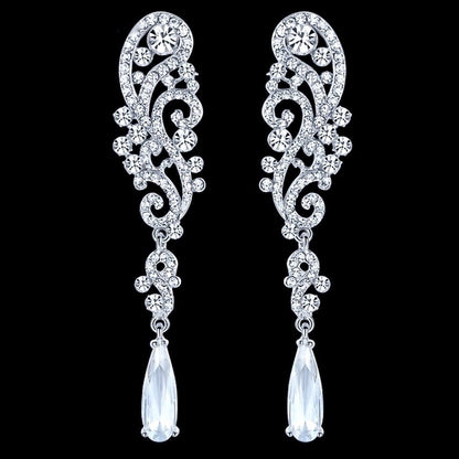 Eileen - Rhinestone Bridal Earrings