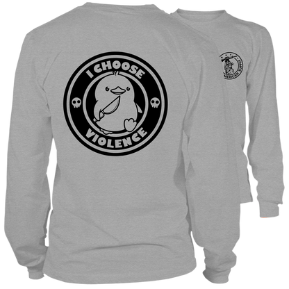Violence - Long Sleeve Hi-Vis T-Shirt