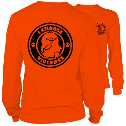 Violence - Long Sleeve Hi-Vis T-Shirt