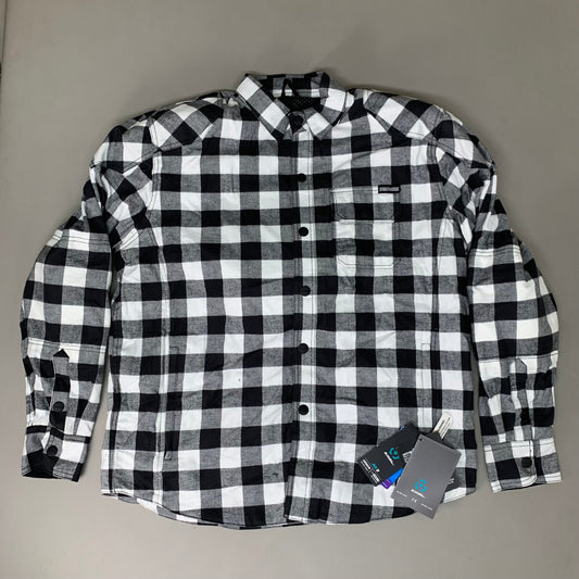 STREET & STEEL Mission Moto Women's Shirt White and Black XL SSMMS-WHI/BLK-XL