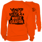 White Crayon - Long Sleeve Hi-Vis T-Shirt