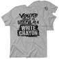 White Crayon - Safety Yellow T-Shirt