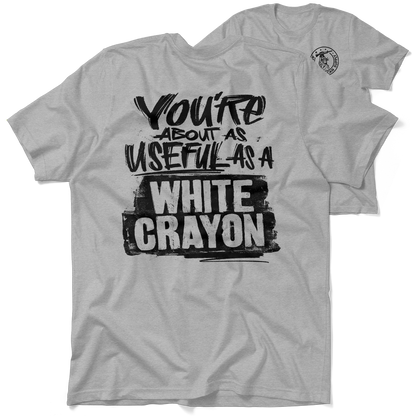 White Crayon - Safety Yellow T-Shirt