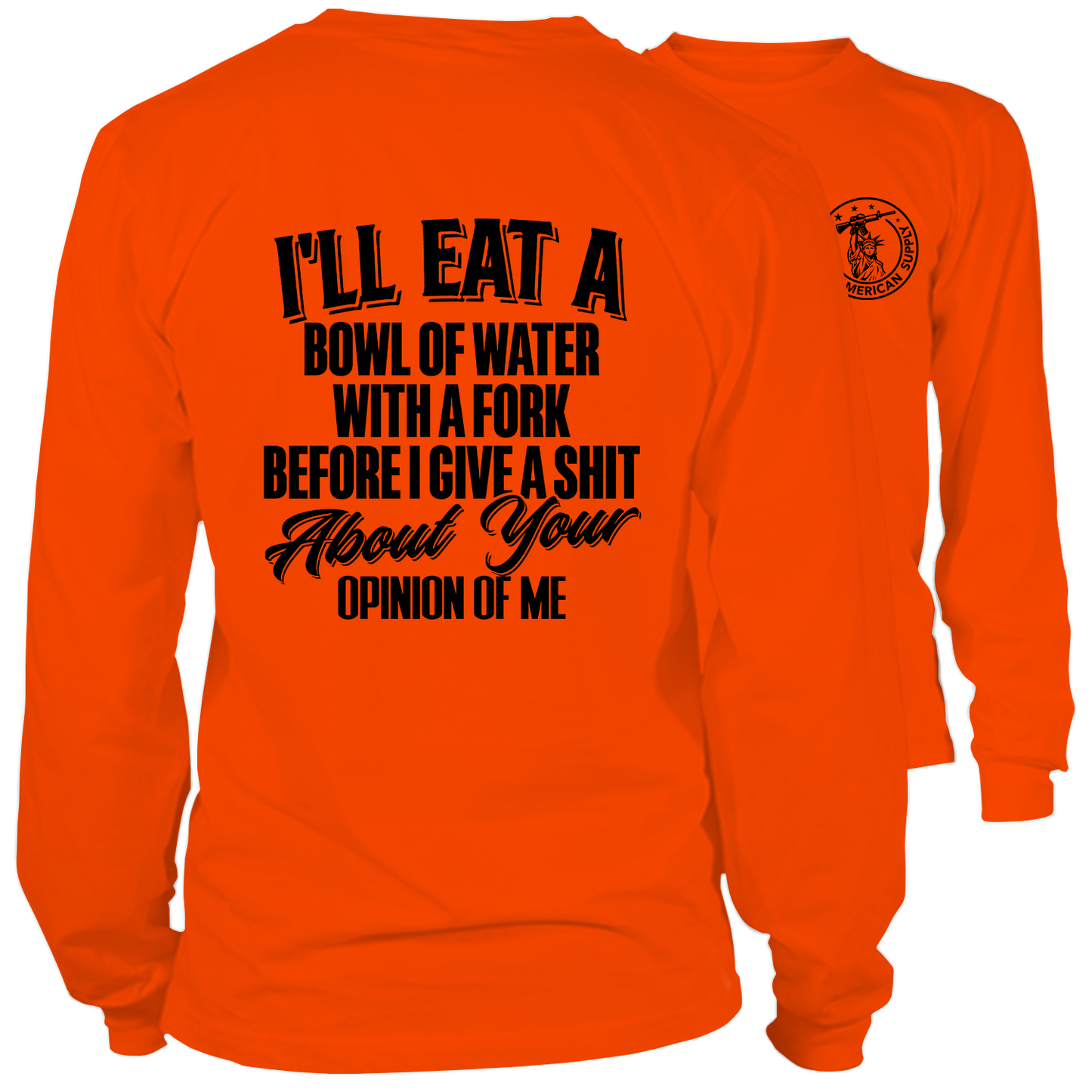 Opinion Of Me - Long Sleeve Safety Yellow Hi-Vis