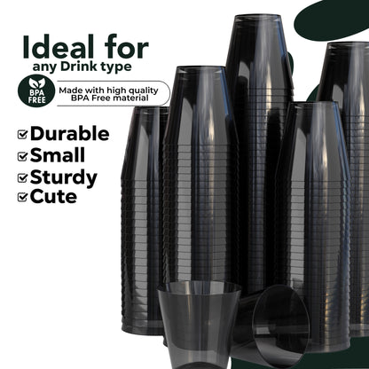 2 Oz. Smokey Plastic Shot Glasses | 100 Count