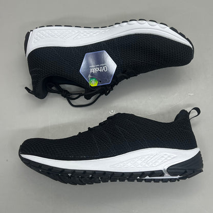 PROPET Tour Knit Sneaker Cushion Insole Women's Sz 9.5 M(B) Black/White WAA112M