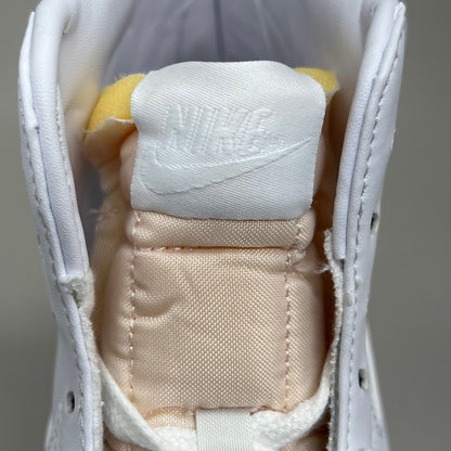 NIKE Blazer Mid 77' High-top Shoes SZ Womens 8.5 Mens 7 White & Peach CZ1055-117