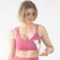 Emily - Medium Support Nursing & Hands Free Pumping Sports Bra (Mars Clay)