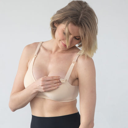 Ella - Mesh Second Skin Nursing Bra (Noir)