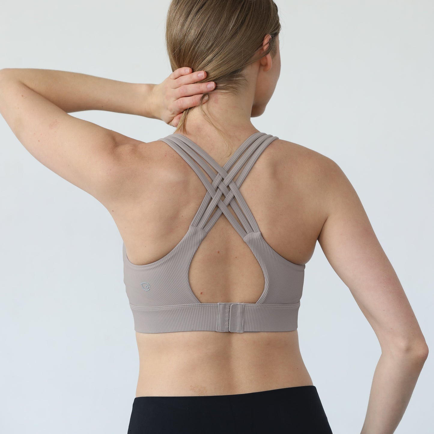 Chloé 4 Running Nursing & Pumping Sports Bra (Ribbed Chai)