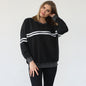 Celine Slouchy Nursing Pullover (Faded Black)