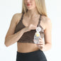 Supportive Flow Nursing & Pumping Sports Bra (Espresso)