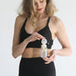 Supportive Flow Nursing & Pumping Sports Bra (Noir)