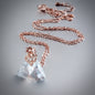 "Liya" - Rose Gold Swarovski Crystal Necklace