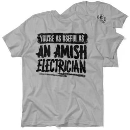 Amish Electrician - Safety Yellow Hi-Vis T-Shirt