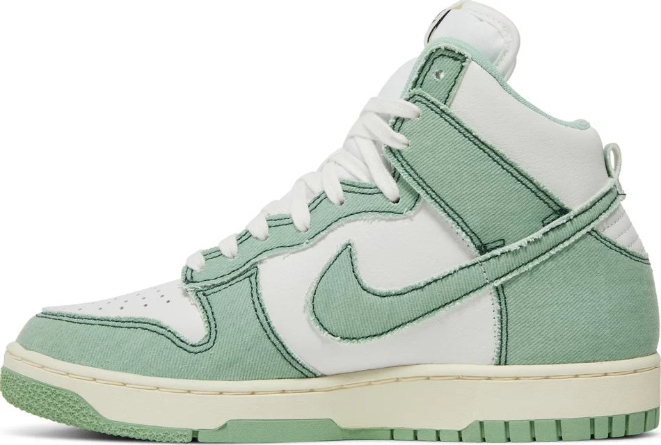 Nike Dunk High 1985 Enamel Green Denim 14M New