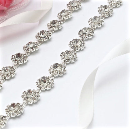 Soleil - Crystal Bridal Belt - available in Silver, Rose Gold and Yellow Gold