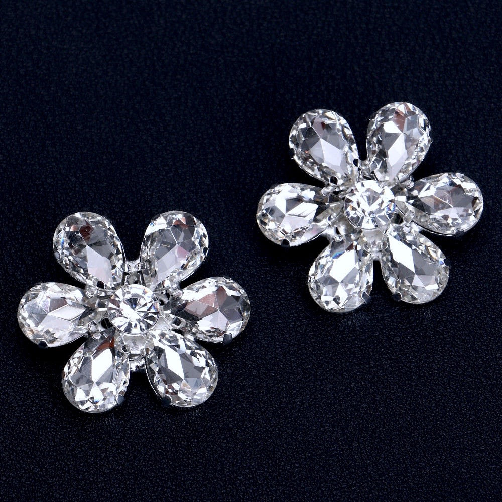 Paris - Crystal Bridal Shoe Clips