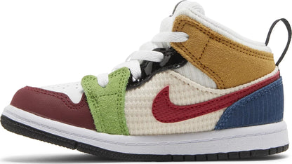 Air Jordan 1 Mid SE TD 'Messy Room' Size 3C New
