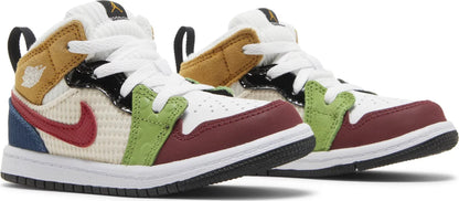 Air Jordan 1 Mid SE TD 'Messy Room' Size 3C New