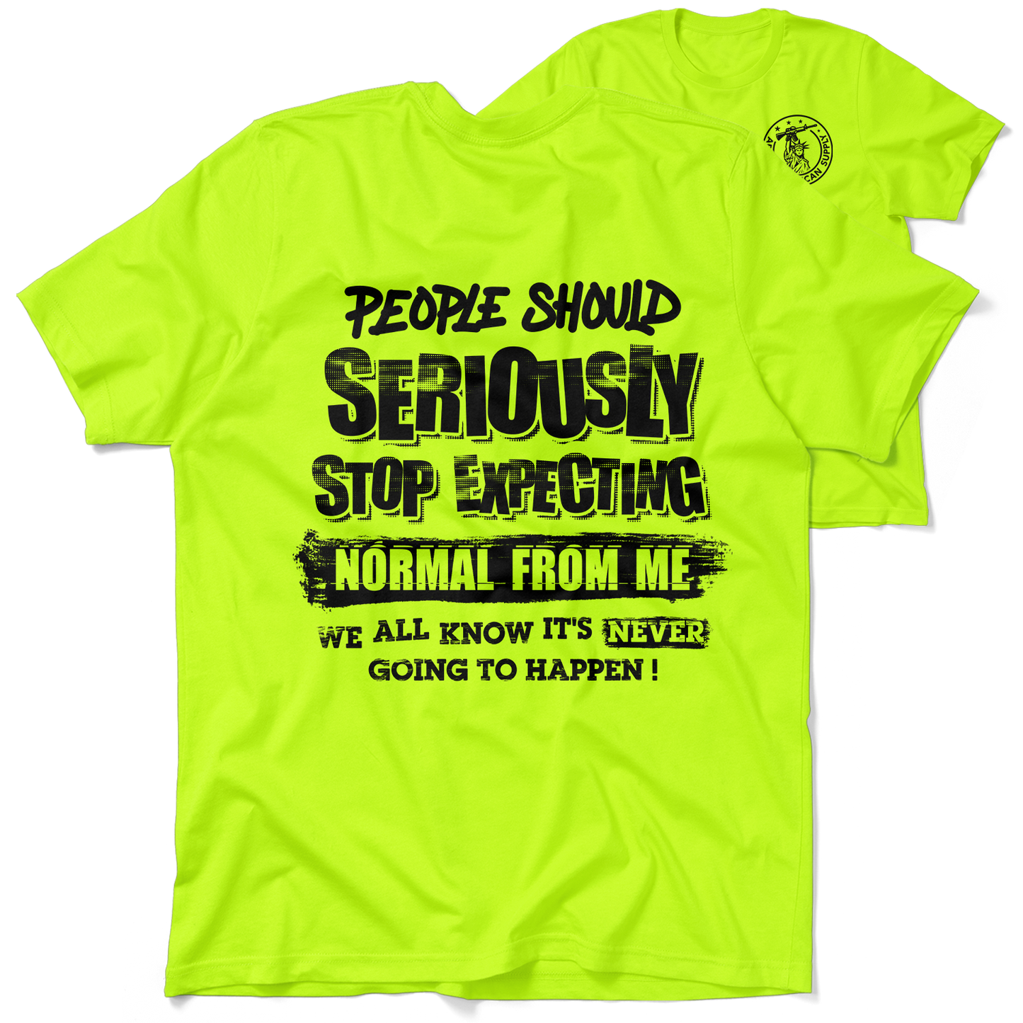 Should Stop Expecting - Safety Yellow Shirts