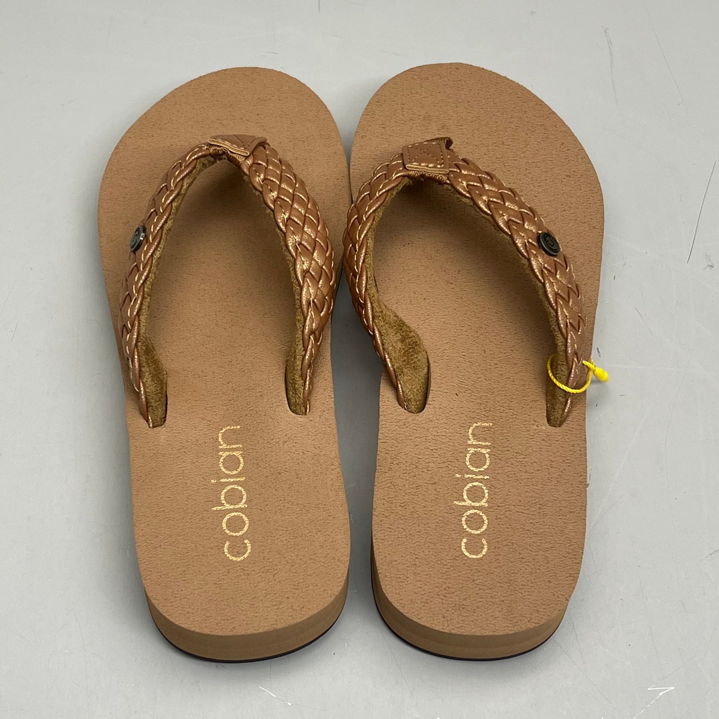 COBIAN Braided Bounce Sandals Women's SZ 9, EU 39.5 Chestnut BRB10-210-9