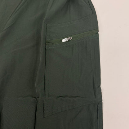 GREEN TOWN 4 Flex Scrubs Jumpsuit Cinch In Waist Women's Sz XL Olive GFX-023AST