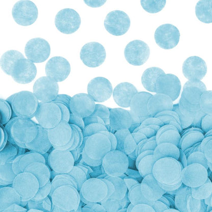 8 Pack Gender Reveal Confetti Cannons (Blue Boy) - Genders Reveal Poppers Cannon Birthday Party Popper Cannons (12" Blaster)