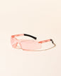 pink safety glass with logo