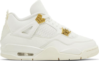 Jordan 4 Retro Metallic Gold New Size 7.5W