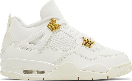 Jordan 4 Retro Metallic Gold New Size 7.5W