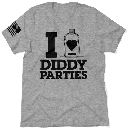 I Love Did*y Parties - Heather Gray T-Shirt