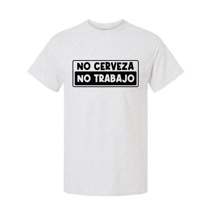 No Cerveza - Safety Yellow T-Shirt