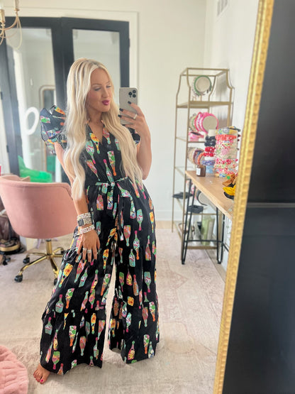 Champagne brunch jumpsuit in color options