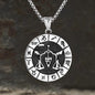 12 Constellation Divination Stainless Steel Pendant